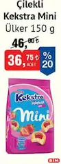 ÜLKER ÇİLEKLİ KEKSTRA MİNİ KEK 150 G fiyat ve kampanya bilgisi